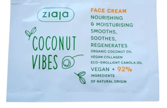 Muestra Ziaja Coconut Vibes Crema de Cara